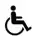 Logo des personnes à mobilité réduite